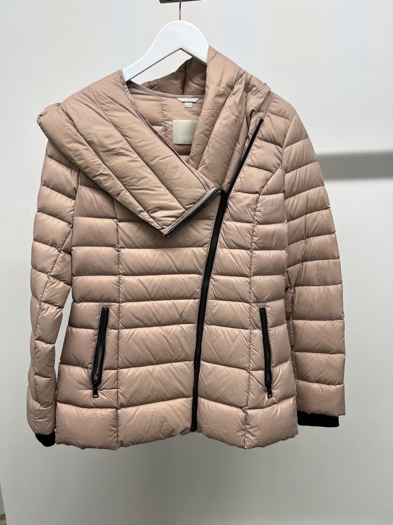 Soia & Kyo Blush Quilted Puffer Jacket